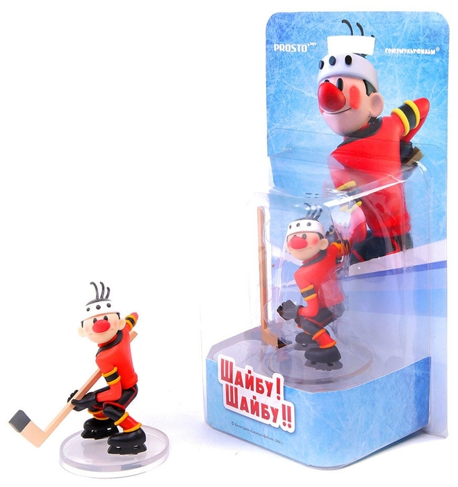 Фигурка хоккеиста "Шайбу Шайбу" Игрок №4 купить - FORMA HOCKEY