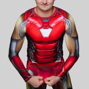 Цена на футболка с длинным рукавом mad guy супергерой jr