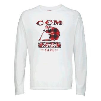 Цена на футболка с длинным рукавом ccm holiday mascott lumber srФутболка с длинным рукавом CCM Holiday Mascott Lumber SR